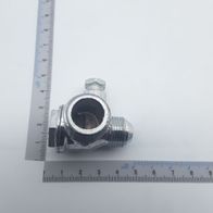 Rückschlagventil Teil 9, Ansicht von vorne, mit Messskala zum Größenvergleich.