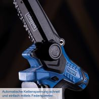 Automatische Kettenspannung durch Federmechanismus für schnelle Einstellung