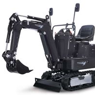 Mini-Bagger WMB800 mit Sitz, Kettenantrieb und Arbeitsausleger