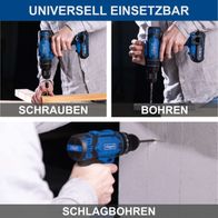 Universalwerkzeug mit Schraub- und Bohrmöglichkeiten für die Mobile Werkstatt