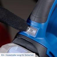 On-/Aus-Schalter für Sicherheit im Gerät