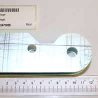 Riegel 4x45x253 von Scheppach, gezeigt von der Seite mit Maßstab zur Größenveranschaulichung.