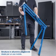 Faltbarer Aluminium-Ständer mit mobiler Nutzung für Werkzeugmaschinenuntergestell