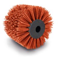Nylonbürste von Scheppach für Satiniermaschine – Rundbürste mit Bürstenkopf
