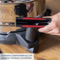 Scheppach-Nass-/Trockensauger mit praktischem Halter für bessere Handhabung und Lagerung