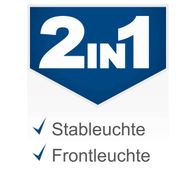 Das Akku-Arbeitsleuchte C-WL20-X-Set S bietet Stableuchte und Frontleuchte als Funktionen.