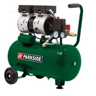 Kompressor PSKO 248 A1 Parkside LB3 von vorne gezeigt.