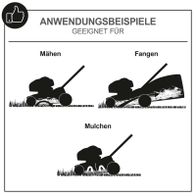 Der Benzin-Rasenmäher MS-173-51B von Scheppach eignet sich zum Mähen, Fangen und Mulchen von Gras. Er ist vielseitig einsetzbar und bietet verschiedene Funktionen für die Gartenpflege.