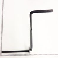 Scheppach-Bremsgestänge mit gebogener Verbindung, Teil einer Bremsanlage