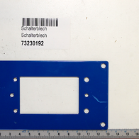 Scheppach-Schalterblech (73230192) mit Montagelöchern für Schalter