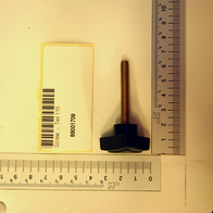 Sterngriffschraube M6x44 von Scheppach, Artikelnummer 88001709. Die Schraube wird von der Seite gezeigt.