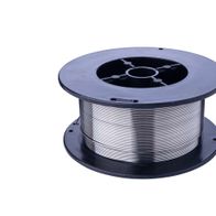 Fülldrahtspule für Stahl 1,0 mm 0,25 kg von Scheppach, von oben fotografiert.