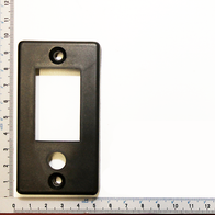 Schalterblende von Scheppach, gezeigt von vorne auf weißem Hintergrund.