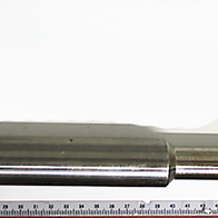 Scheppach Schneckenwelle mit Gewindeabschnitten, Maßstab für Längenmessung