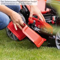 Seitenauswurfmodul für Scheppach-Rasenmäher mit leichtem Montage-/Demontagevorgang