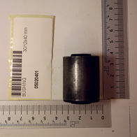 Scheppach Ultrabuchse 30/12x40 mm, Ansicht von der Seite, mit Maßstab und Produktetikett.