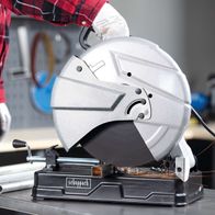 Metall-Trennschneider MT150 mit 2600W Motor und 4200 min-1 Drehzahl, 0-45° Neigungswinkel, robustes Gehäuse und präzise Schneidefunktion.