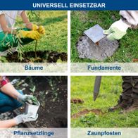 Wurzel- und Fundamentpflege für Bäume mit Scheppach-Tools: Vorbereitung und Verankerung von Pflanzen und Zaunpfosten