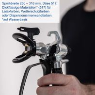 Spraydüse mit Sprühbreite von 250–310 mm für Farbsprühsysteme