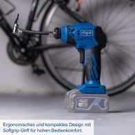 Ergonomisches und kompakt designedes Werkzeug mit weichem Griff für besseres Bedienkomfort.