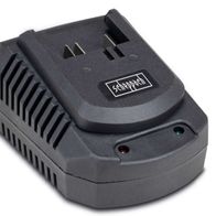 Schnellladegerät FC2.4-20ProS von Scheppach, Ansicht von schräg oben.