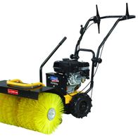 Kehrmaschine SC2400p von Scheppach, Special Edition, 600 mm breit, von der Seite fotografiert.