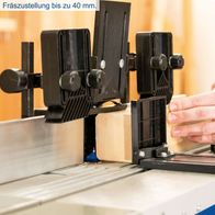 Spannzange für Tischfräsmaschine mit Einstellbarkeit bis 40 mm für präzise Bearbeitung