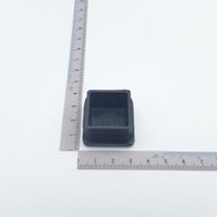 Kunststoffgleiter RAL9005 von Scheppach, Ansicht von oben.