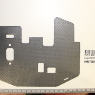 Auspuffdichtung Teil A55, Artikelnummer 5910708006, von vorne fotografiert.