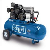 Scheppach Kompressor HC550TC, 100L, 3,0 HP, 550 l/min, seitliche Ansicht.