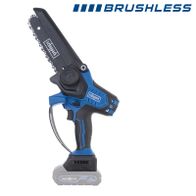 Brushless-Akkugehölzschneider mit 150 mm Schnittlänge und 6 Zoll Schwertlänge von Scheppach
