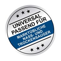 Universal passend für marktübliche Nass- und Trockensauger. Die Polsterreinigungsbürste PRB300 von Scheppach ist kompatibel mit gängigen Nass- und Trockensaugern.