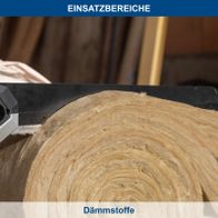 Spezialsägeblatt für Dämmstoffe mit sichtbarem Zahnprofil und Markierung für präzise Anwendung