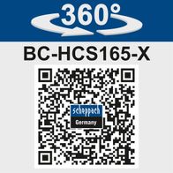Scheppach Akku-Handkreissäge BC-HCS165-X mit 360°-Drehfunktion und Akku-Ladegerät