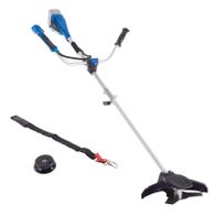 Scheppach Akku-Freischneider mit ergonomischem Halter, Trageriemen und Spule für präzise Schnitte