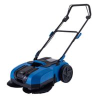 Scheppach Akku-Kehrmaschine mit Akku und Ladegerät, 610 mm Arbeitsbreite, 2000 m² Leistung, 20-Liter-Schmutzbehälter