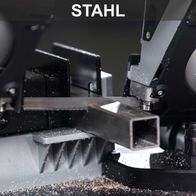 Metallbandsäge MBS1200 mit Vario-Speed und Arbeitstisch. LED-Beleuchtung für präzises Arbeiten. Robuste Konstruktion für zuverlässige Leistung.