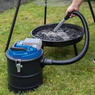Grillabflusssystem mit integriertem Abflussbehälter und Sprühsystem für Grillreste