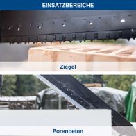 Spezialsägeblatt für Porenbeton mit 78 Zähnen, für präzise Schnitte in Leichtbetonmaterialien, mit spezieller Schneidkante für effiziente Bearbeitung.