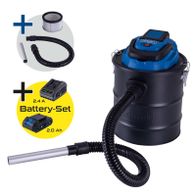 Vakuumset mit Filter, Schlauch und Lithium-Batteriepack (2,0 Ah) für Scheppach-Produkte