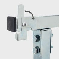 Teleskopmechanismus mit Auslösehebel für Arbeitsbock mit 200 kg Belastbarkeit