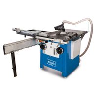 Scheppach Tischkreissäge mit Vorritzer, präzise Führung und Dust Extractor für exakte Schnitte
