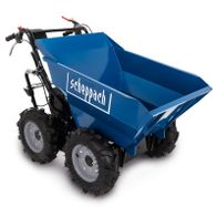Der Scheppach Dumper DP3000 verfügt über 3 Vorwärtsgänge und 1 Rückwärtsgang sowie einen Allradantrieb für optimale Traktion.