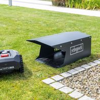 Mährobotergarage Practixx für PX-RRM-600Wi. Geeignet für RoboHome. Rostfreies Metallgehäuse. Made in Germany.