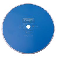 Scheppach Diamant-Trennscheibe geschlossen Ø 350 x 25,4 mm, Vorderansicht. Scheppach Fabrikation von Holzverarbeitungsmaschinen GmbH.