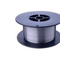 Fülldraht 0,8 mm von Scheppach, auf einer Spule von vorne gezeigt.