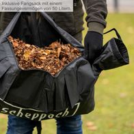 Der Benzin Laubbläser & Laubsauger LBH3500P von Scheppach verfügt über einen Fangsack mit einem Fassungsvermögen von 50 Litern. Die Maschine bietet eine Leistung von 1,2 PS und eine Geschwindigkeit von 295 km/h. Zudem ist ein Häcksler integriert.