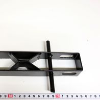 Scheppach-Radaufnahme-Gestell für Frontrad, Maßstab mit Markierungen