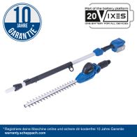 Scheppach-Hochleistungs-Hackschlägermaschine mit 10-jähriger Garantie und 20V-Batterieplattform für universelle Nutzung