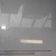 Scheppach-Hubstange mit integriertem Messsystem und Markierung für präzise Einstellung